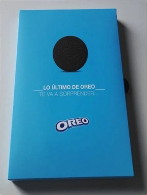 Funda azul Oreo cerrada: Lo último de Oreo te va a sorprender